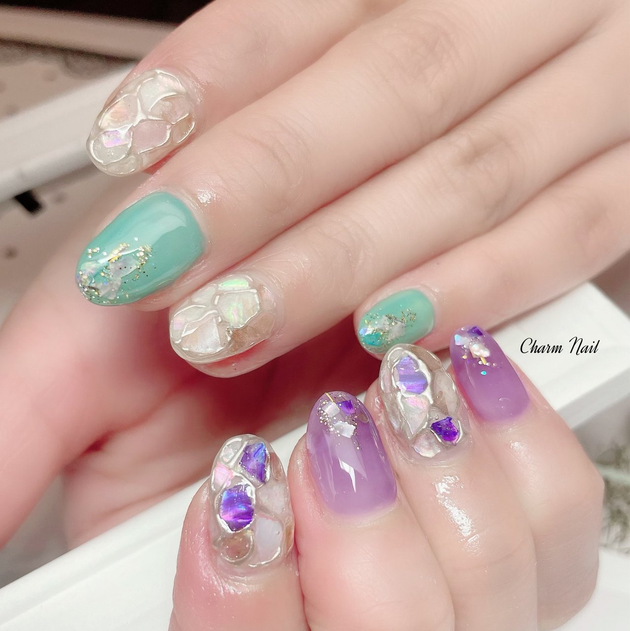 夏 リゾート ハンド お客様 チャームのネイルデザイン No ネイルブック