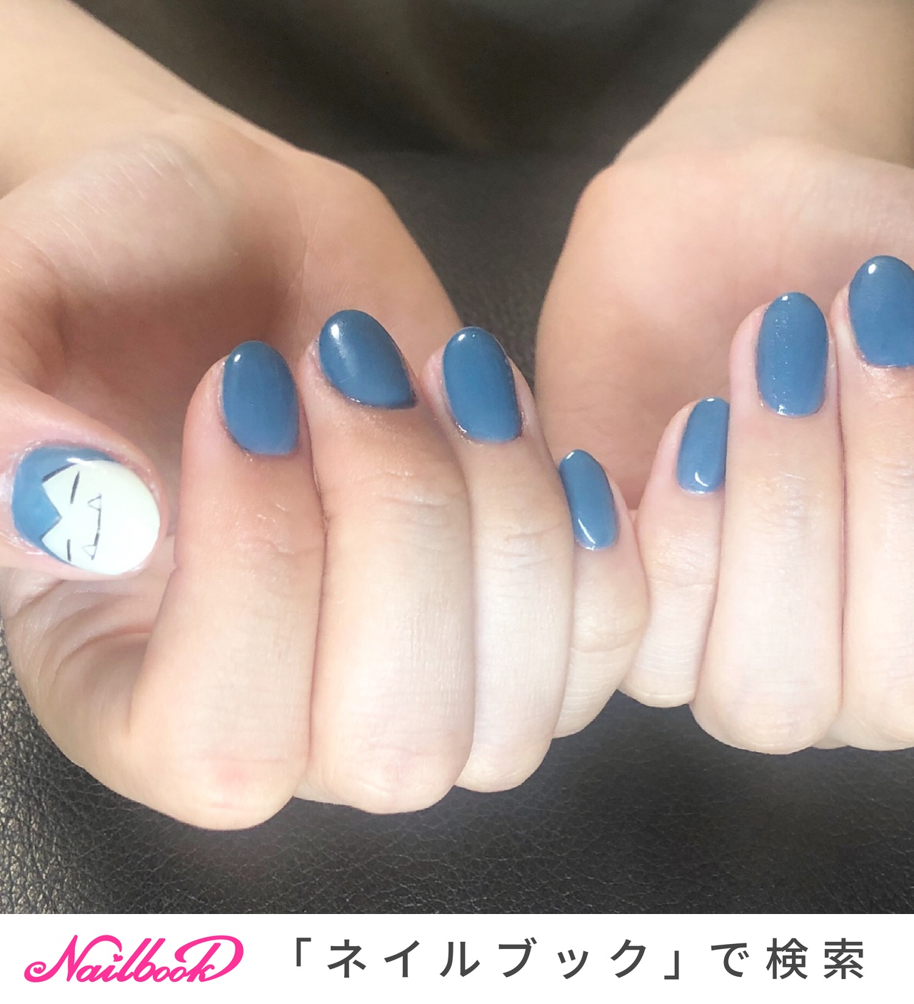 オールシーズン ハンド シンプル ワンカラー キャラクター Ei Nailのネイルデザイン No ネイルブック