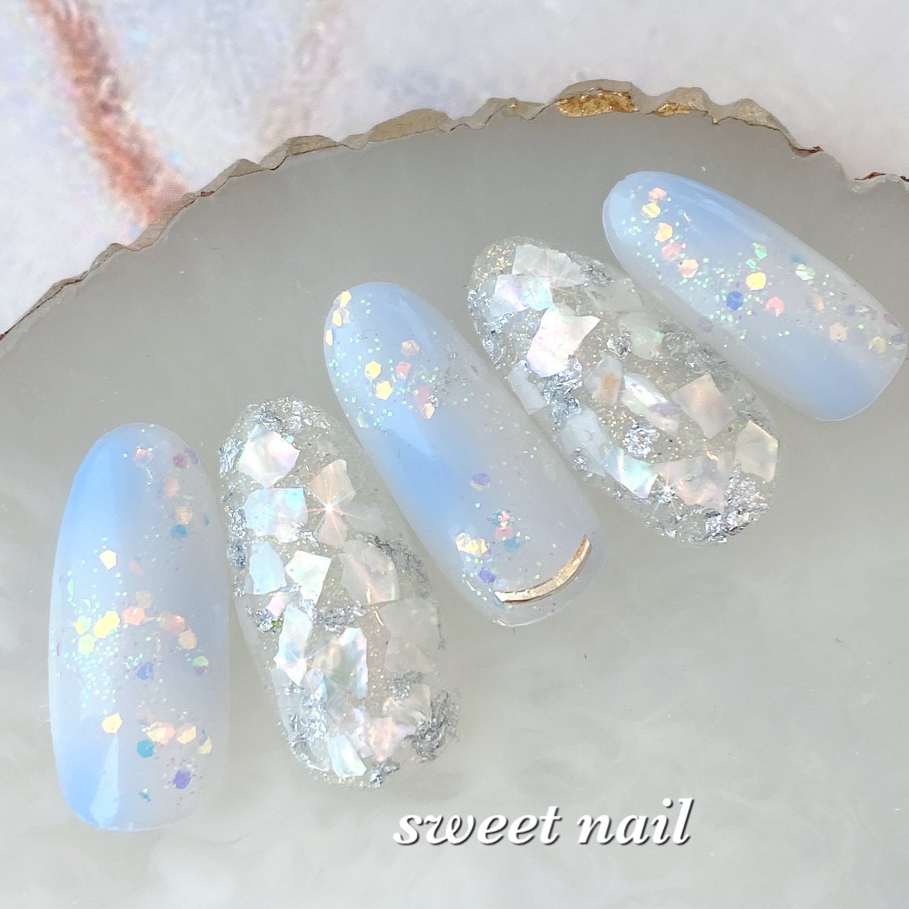 夏 梅雨 七夕 海 Sweetネイル スクールのネイルデザイン No ネイルブック