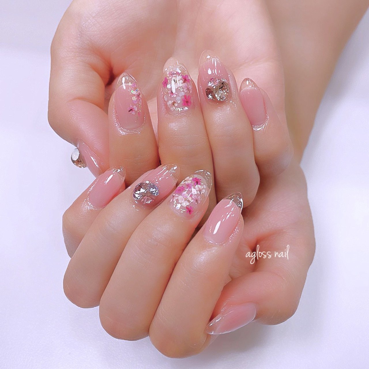 春 夏 秋 冬 ハンド Agloss Nailのネイルデザイン No ネイルブック