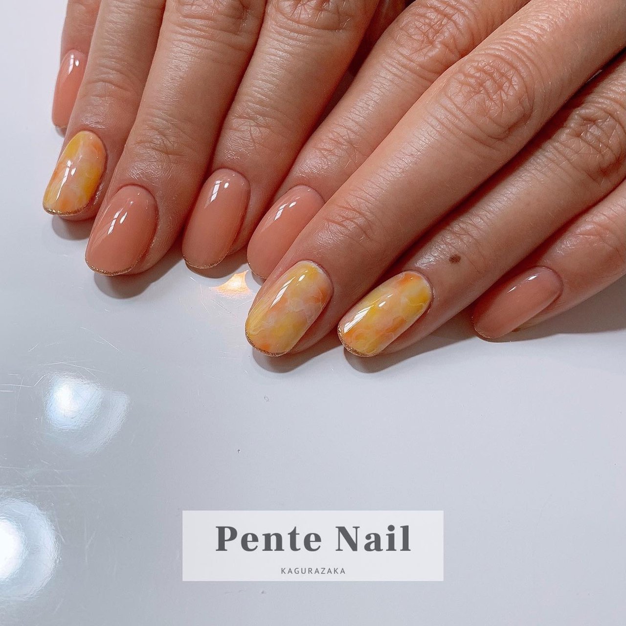 春 夏 オフィス 女子会 ハンド Pente Nailのネイルデザイン No ネイルブック