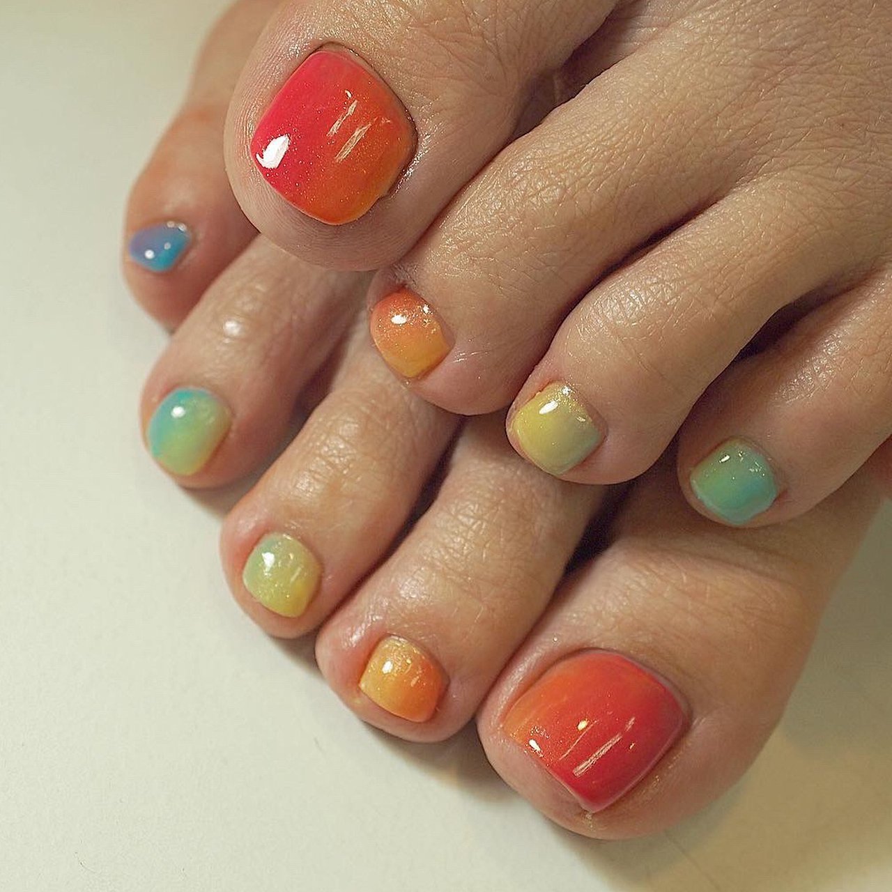 夏 旅行 海 リゾート フット Kazuyominetayaのネイルデザイン No ネイルブック