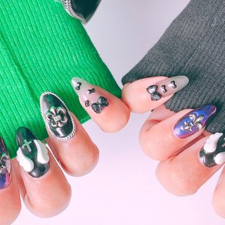 ゴシックネイルのネイルデザイン ネイルブック