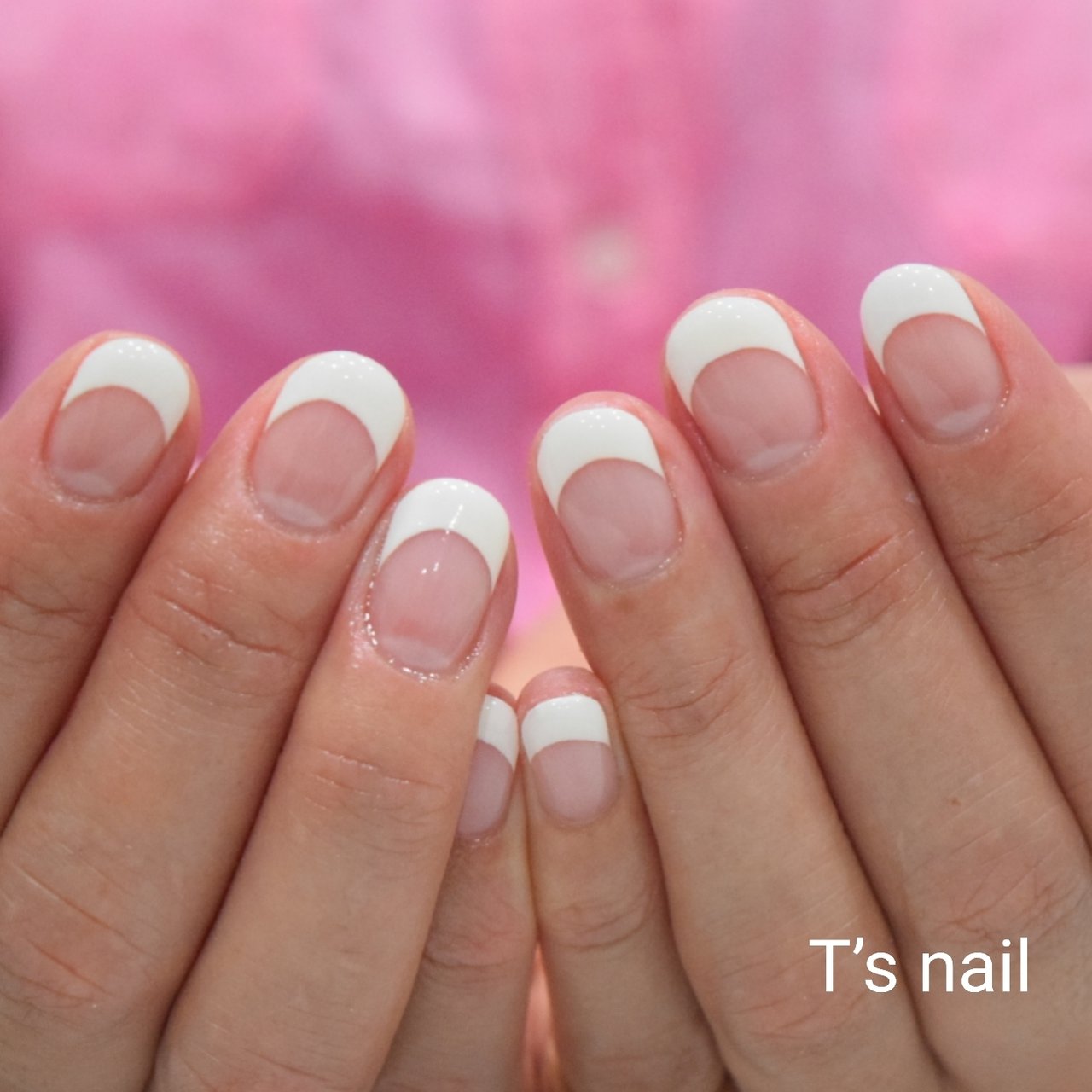 フレンチ ホワイト Tsnailのネイルデザイン No ネイルブック