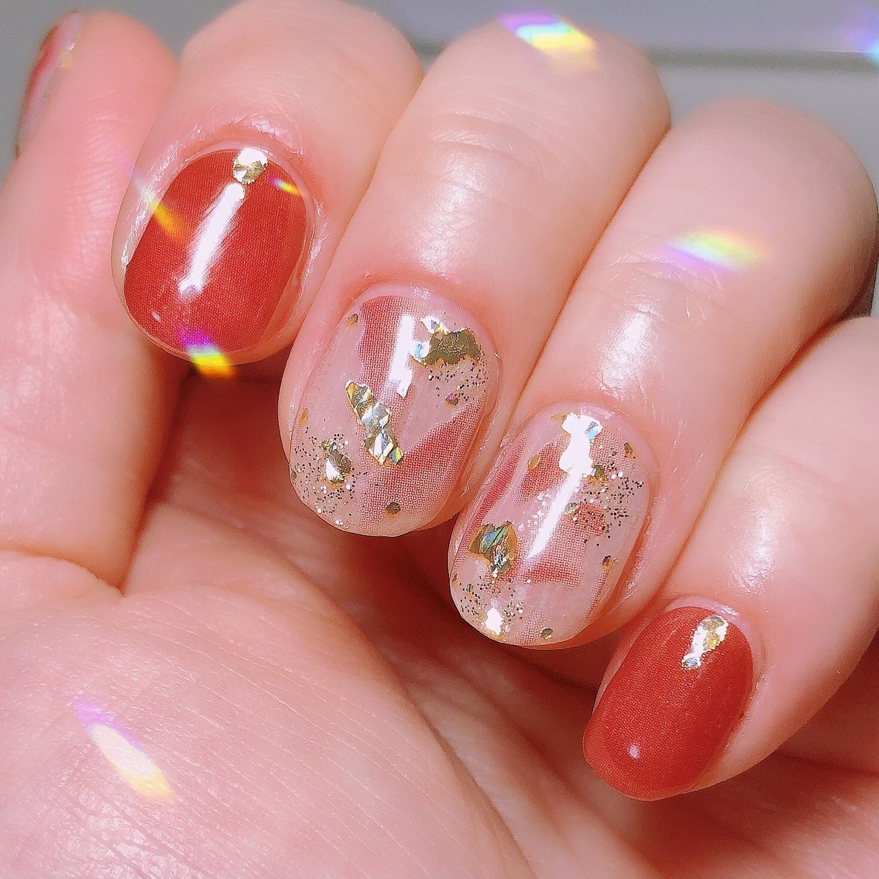 オールシーズン ハンド ホログラム ラメ ワンカラー Syuu930のネイルデザイン No ネイルブック