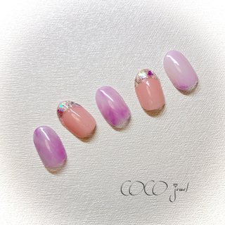 #アートし放題コース💅💕 
紫とピンクのグラデーションカラーに

ガラスフレンチを合わせて♡


#紫陽花カラー の夏らしい
大人可愛いデザインに😍💕💕


#ガラスフレンチ
#フット
#夏
#フットネイル
#梅雨
#フレンチ
#ニュアンス
#6月ネイル
#夏ネイル2021
#シンプル
#シェル
#紫陽花
#オーロラ
#大人可愛い
#夏ネイル #夏 #オールシーズン #オフィス #デート #ハンド #シンプル #フレンチ #シェル #マグネット #ミラー #ピンク #パープル #パステル #ジェルネイル #ネイルチップ #sa #ネイルブック