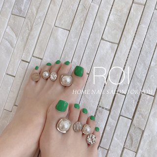 フットバス付きのネイルデザイン ネイルブック