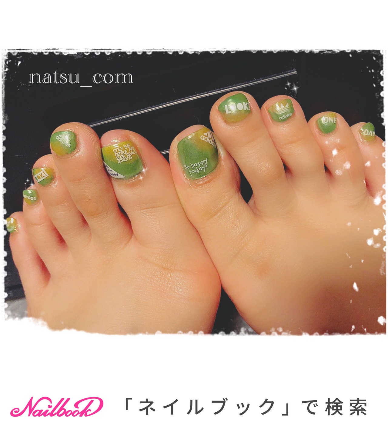 おすすめ順 イニシャル 英字 ロゴネイルのネイルデザイン ネイルブック