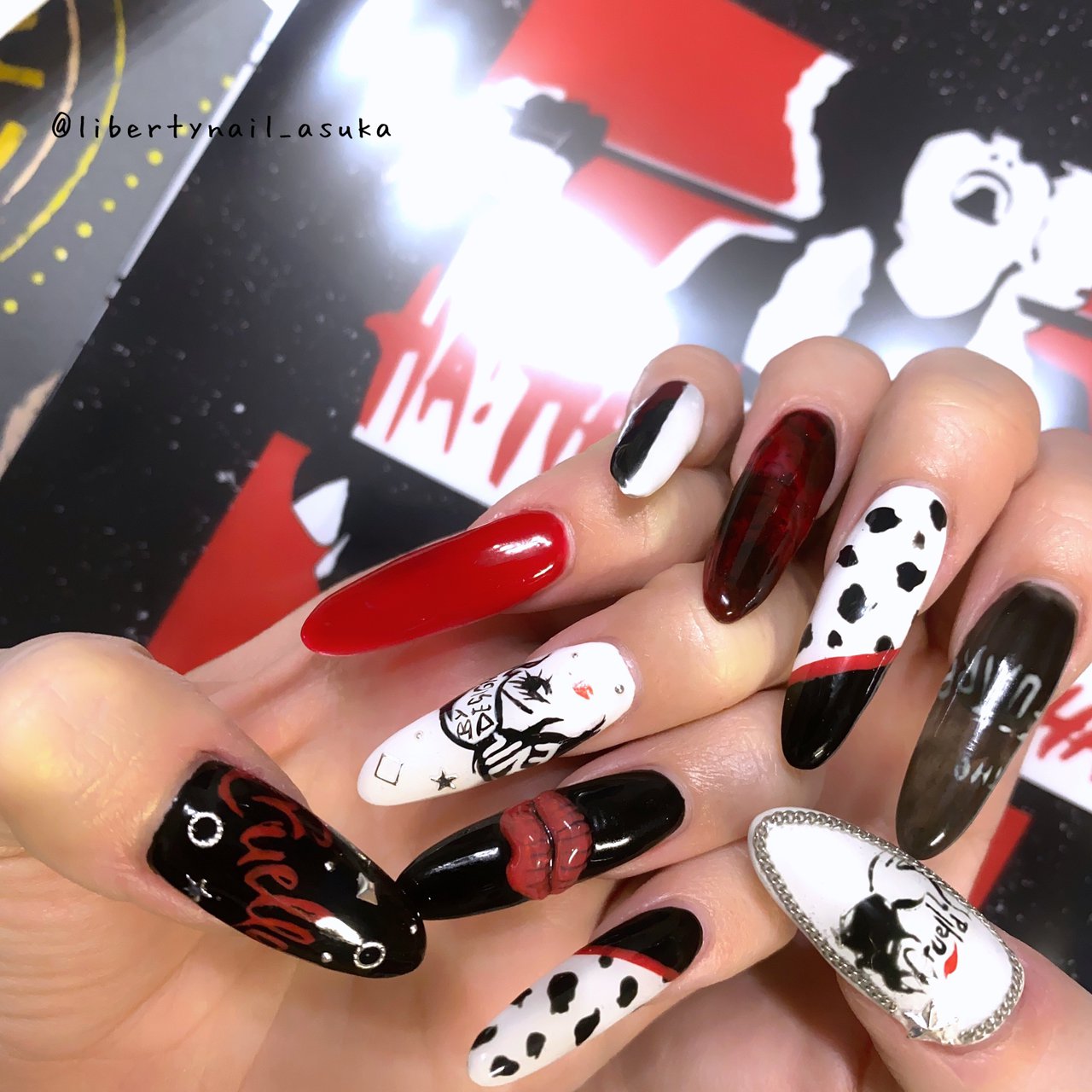 オールシーズン/ハンド/アニマル柄/痛ネイル/キャラクター - ASUKAnail