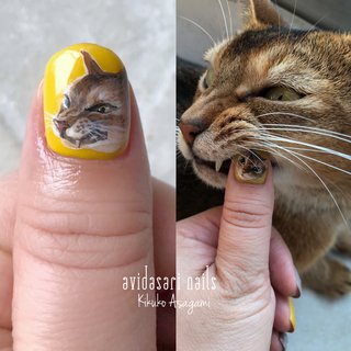 猫ネイルのネイルデザイン ネイルブック