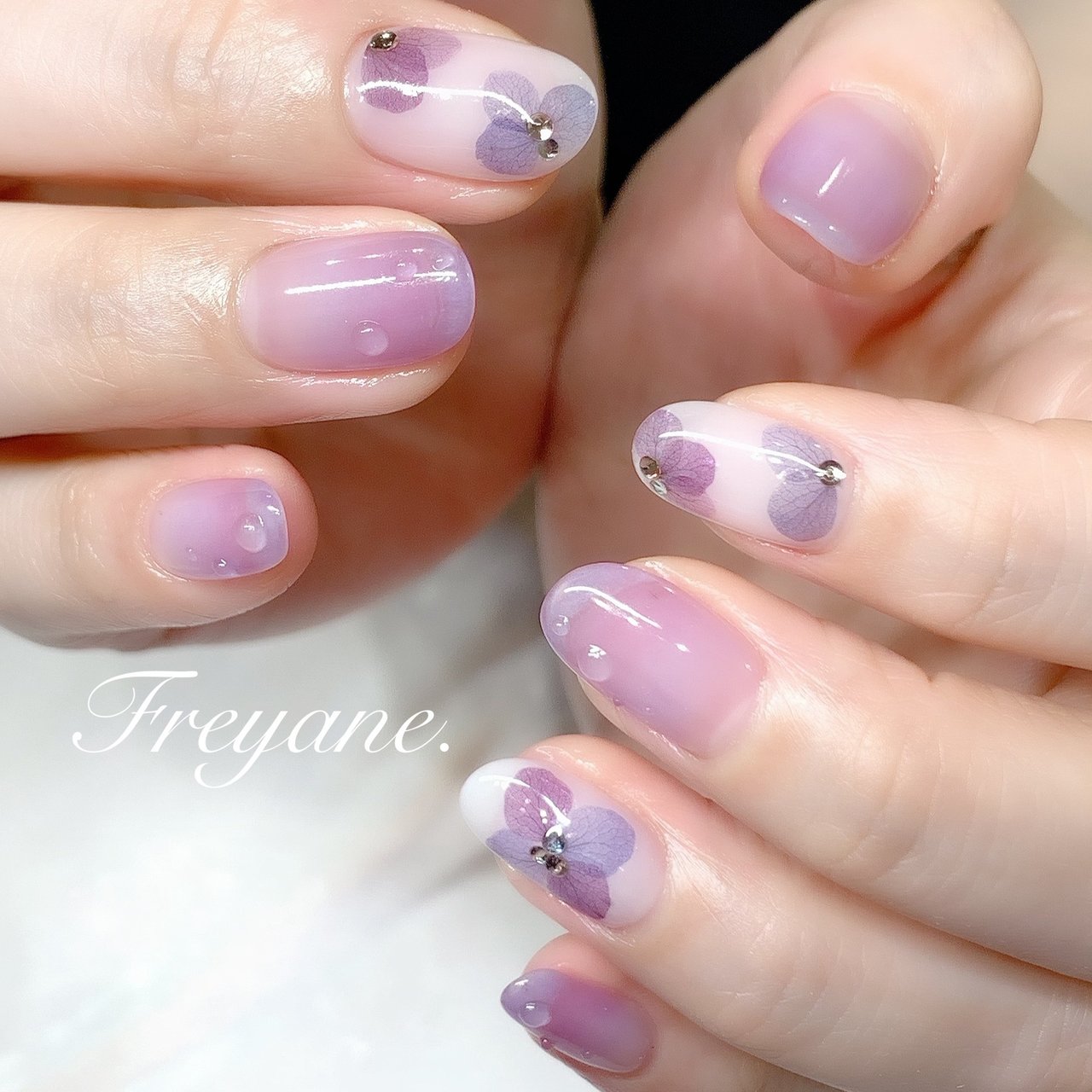 夏 梅雨 デート 女子会 ハンド Freyane のネイルデザイン No ネイルブック