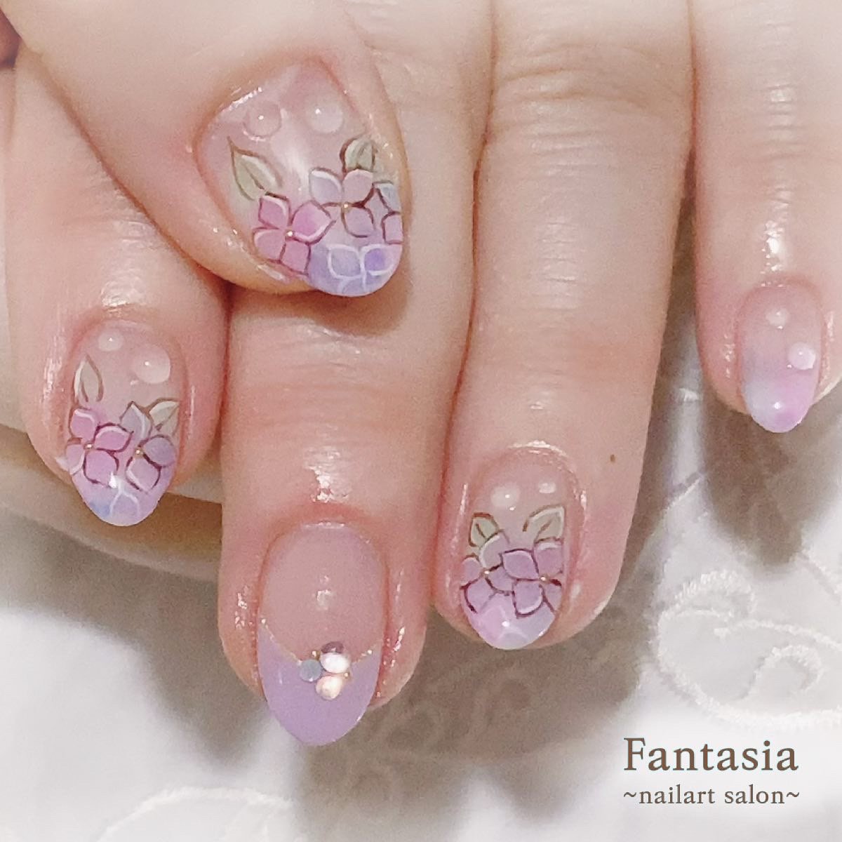 夏 梅雨 オフィス デート ハンド Fantasia Nailartsalonのネイルデザイン No ネイルブック