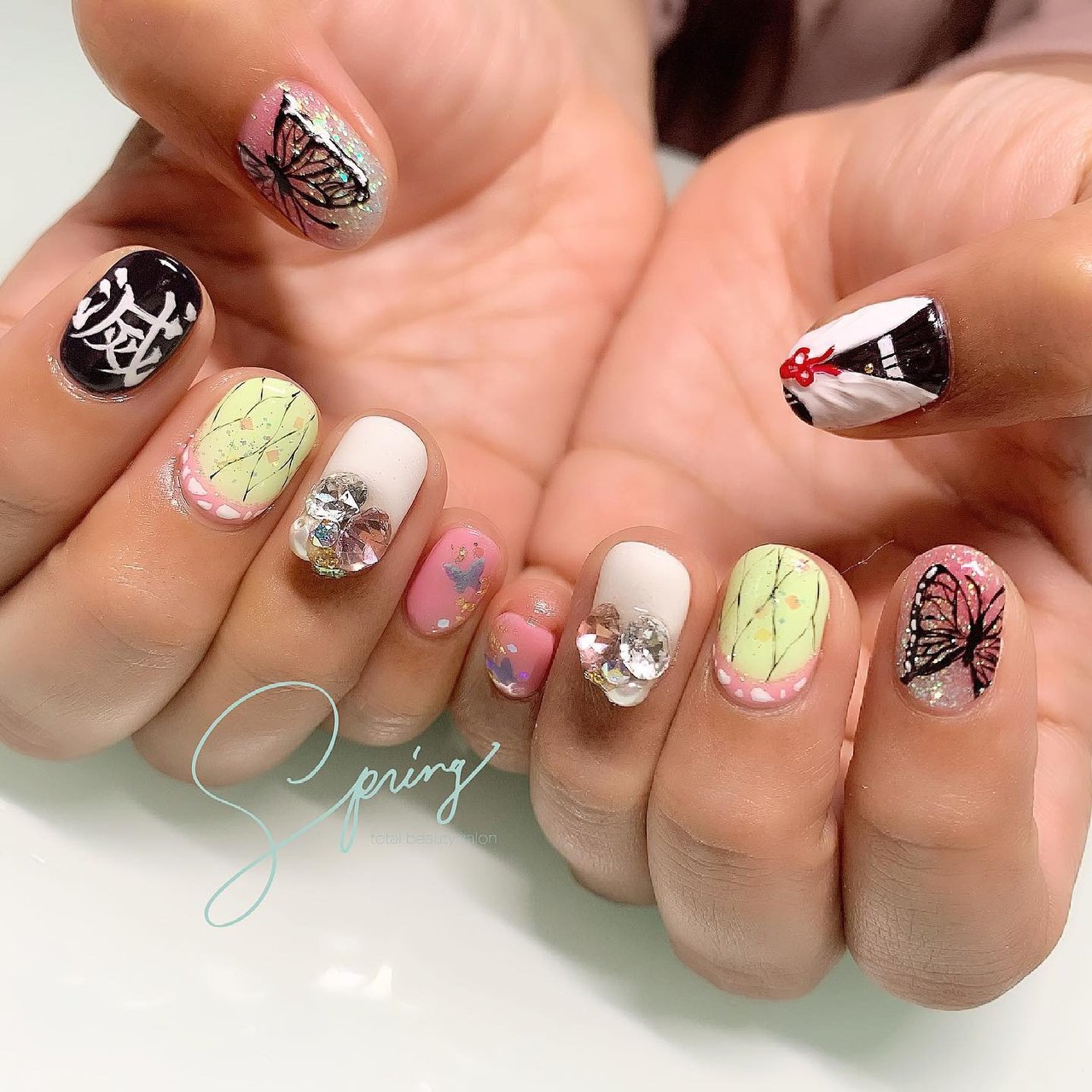 今月中処分！！ネイルアート練習用具セット fourdiamonds ネイルケア nk204.jpg