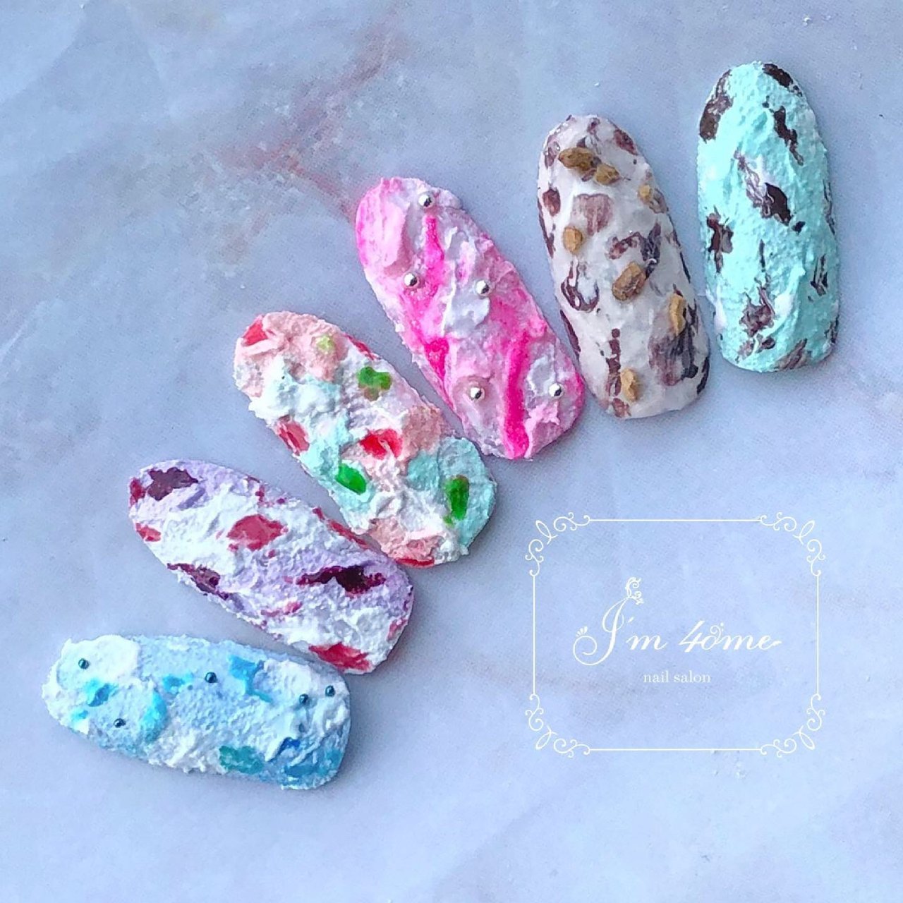 夏 バレンタイン リゾート 浴衣 ハンド Hitomiのネイルデザイン No ネイルブック