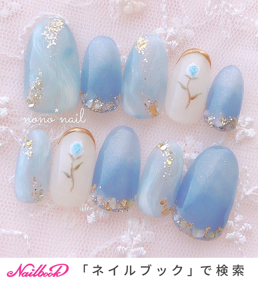 夏/オールシーズン/海/ブライダル/ハンド - nono*nailのネイルデザイン
