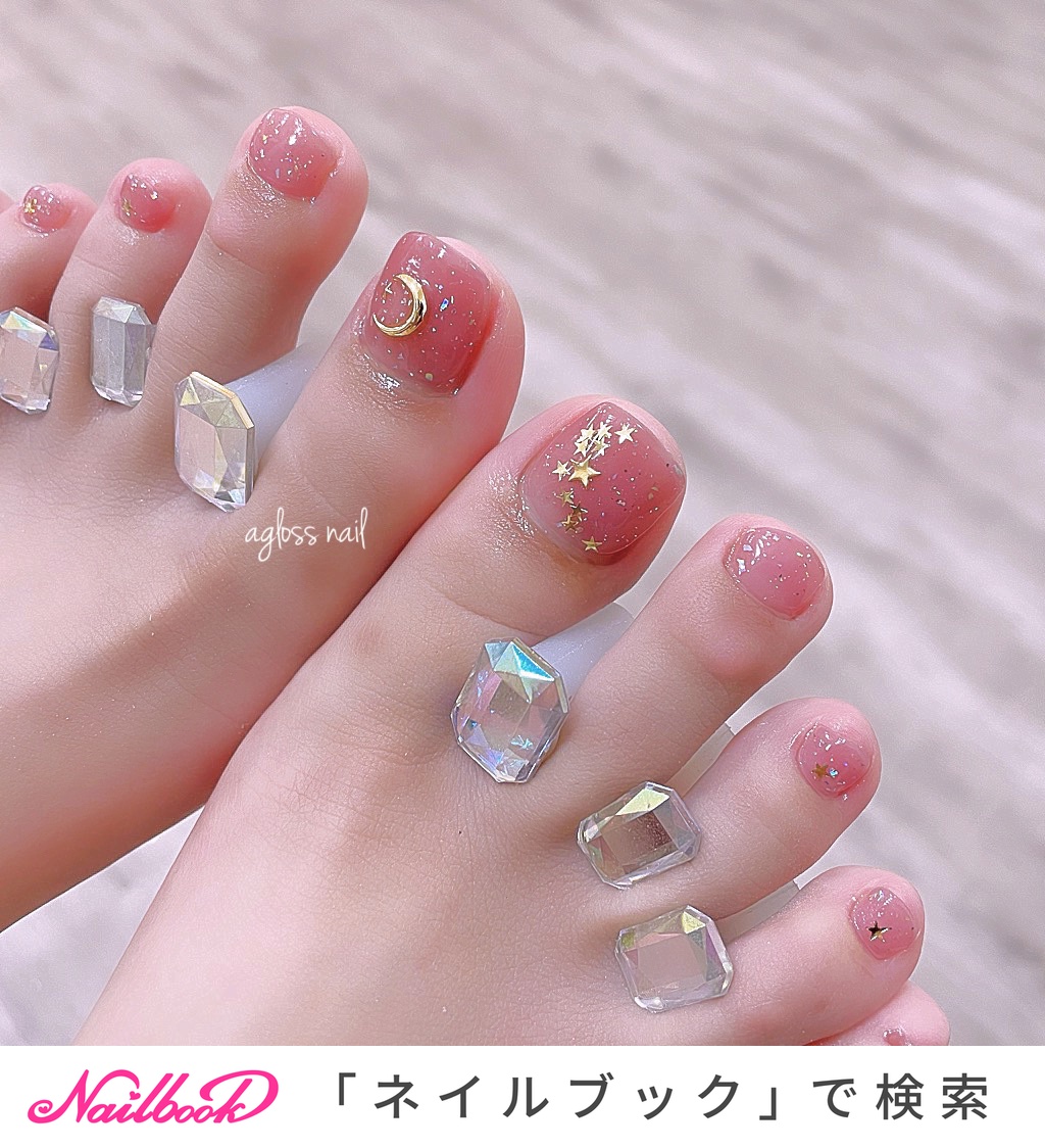 春 夏 秋 冬 フット Agloss Nailのネイルデザイン No ネイルブック