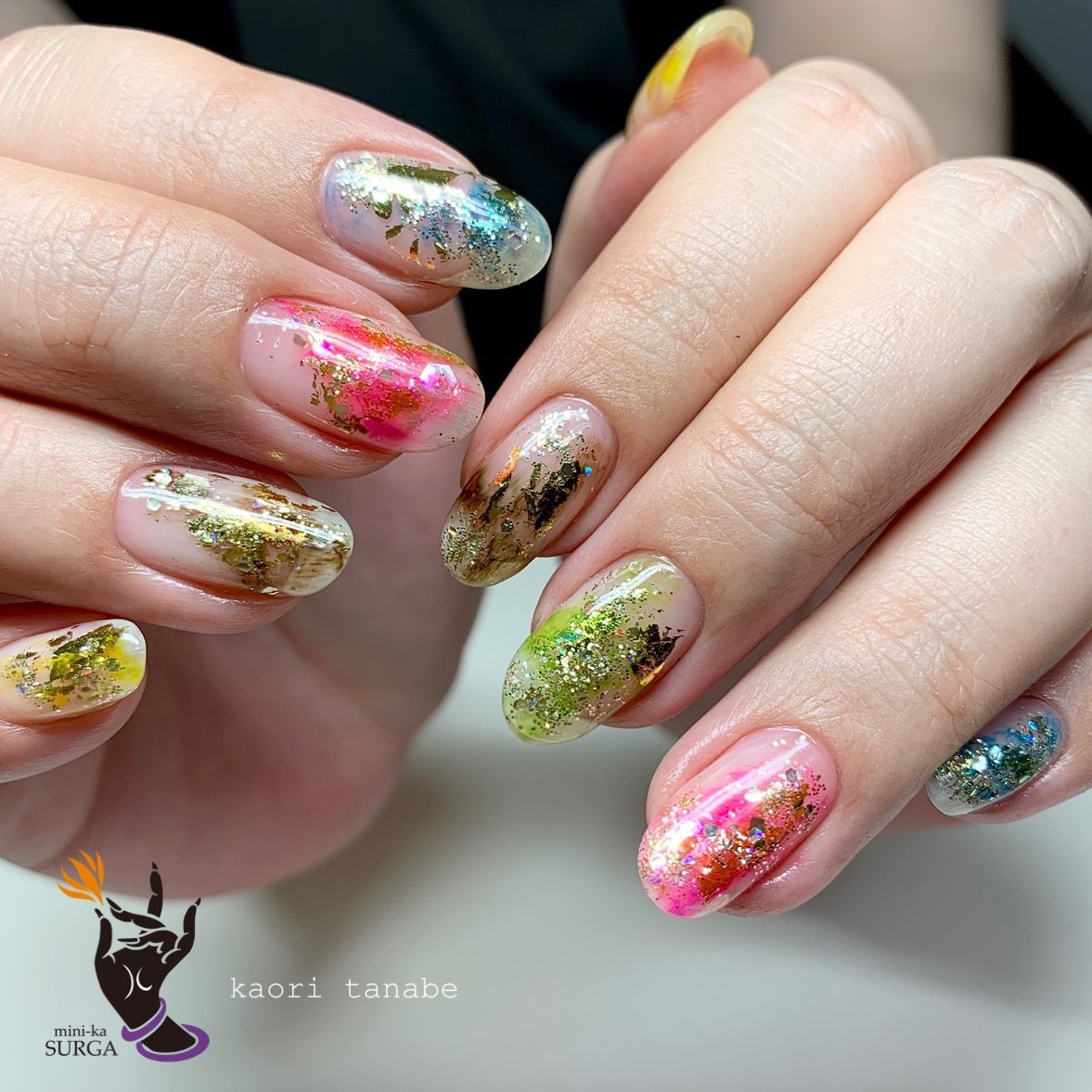 夏 梅雨 海 ライブ ハンド 田邉薫 Kaori Tanabe のネイルデザイン No ネイルブック