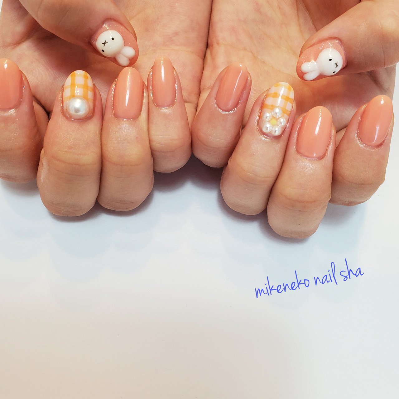 春 夏 秋 オールシーズン ハンド 吉祥寺ミケネコnail社のネイルデザイン No ネイルブック