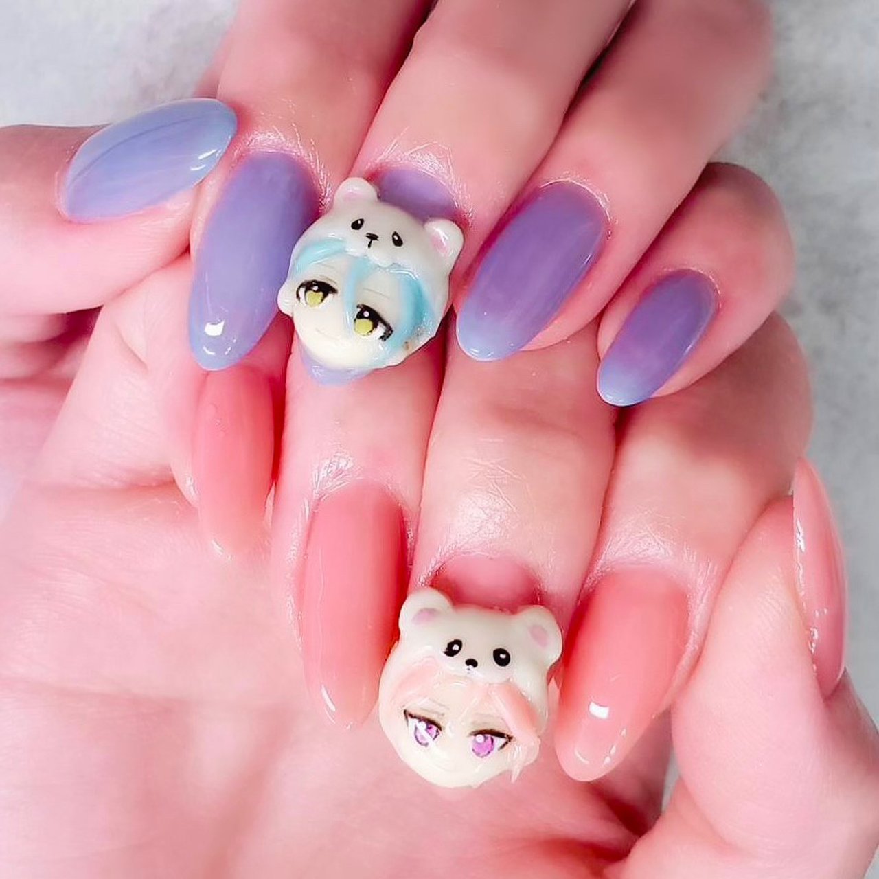 3dネイルパーツ　ネイルパーツ　痛ネイル オールシーズン/ハンド/痛ネイル/キャラクター/3D - NICHI nail salon