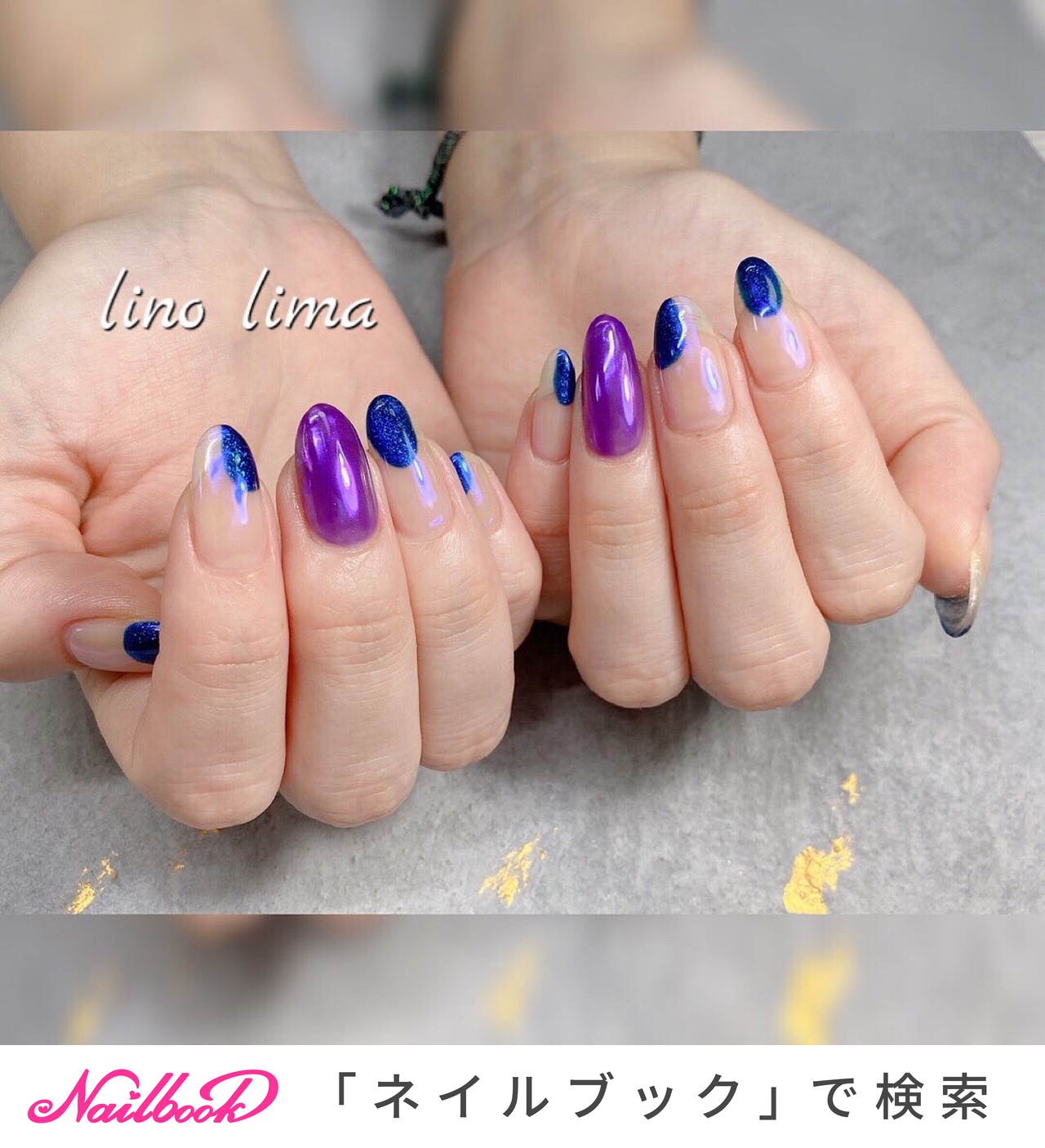 ロング 塗りかけネイルのネイルデザイン ネイルブック