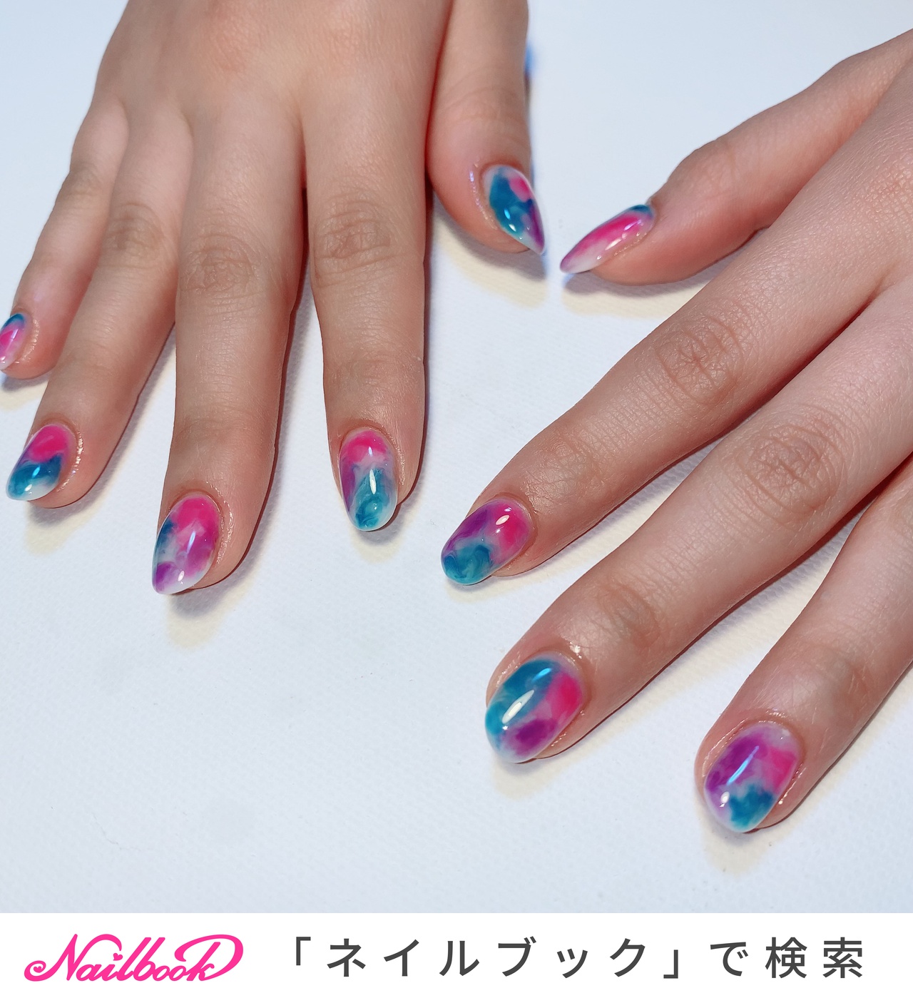 サイケネイルのネイルデザイン ネイルブック