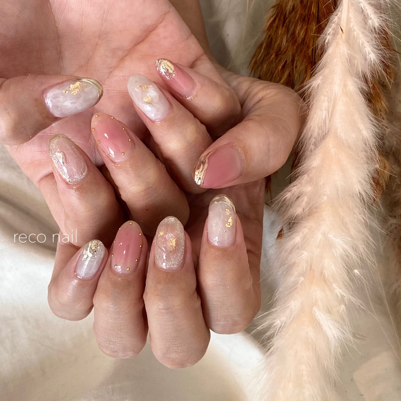 春 夏 オールシーズン ハンド グラデーション Reconail Rieのネイルデザイン No ネイルブック