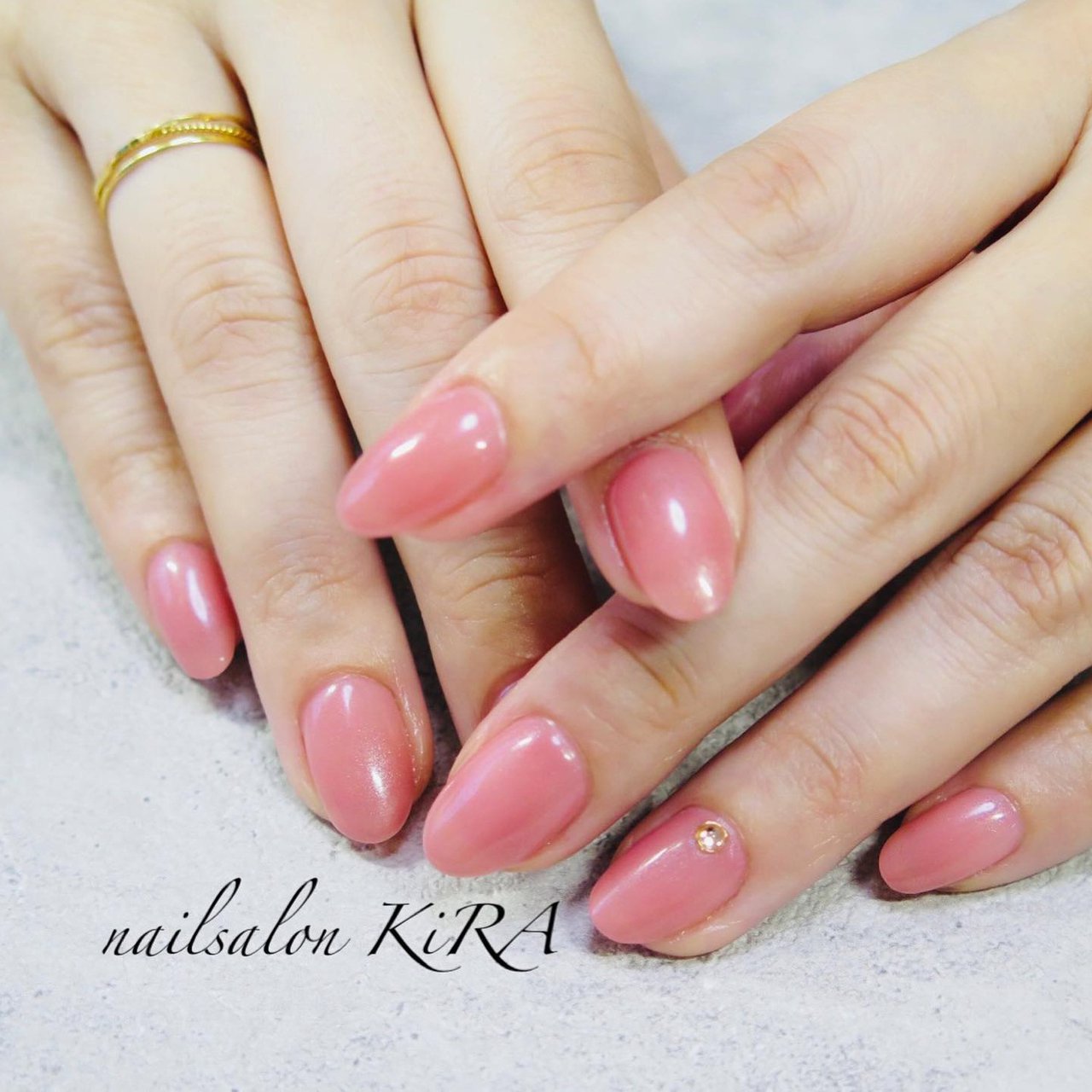 オールシーズン オフィス ブライダル デート ハンド Nailsalon Kiraのネイルデザイン No ネイルブック
