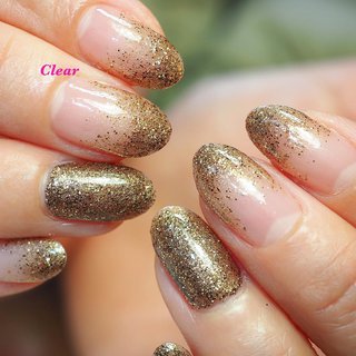 夏 クリア マニキュアのネイルデザイン ネイルブック