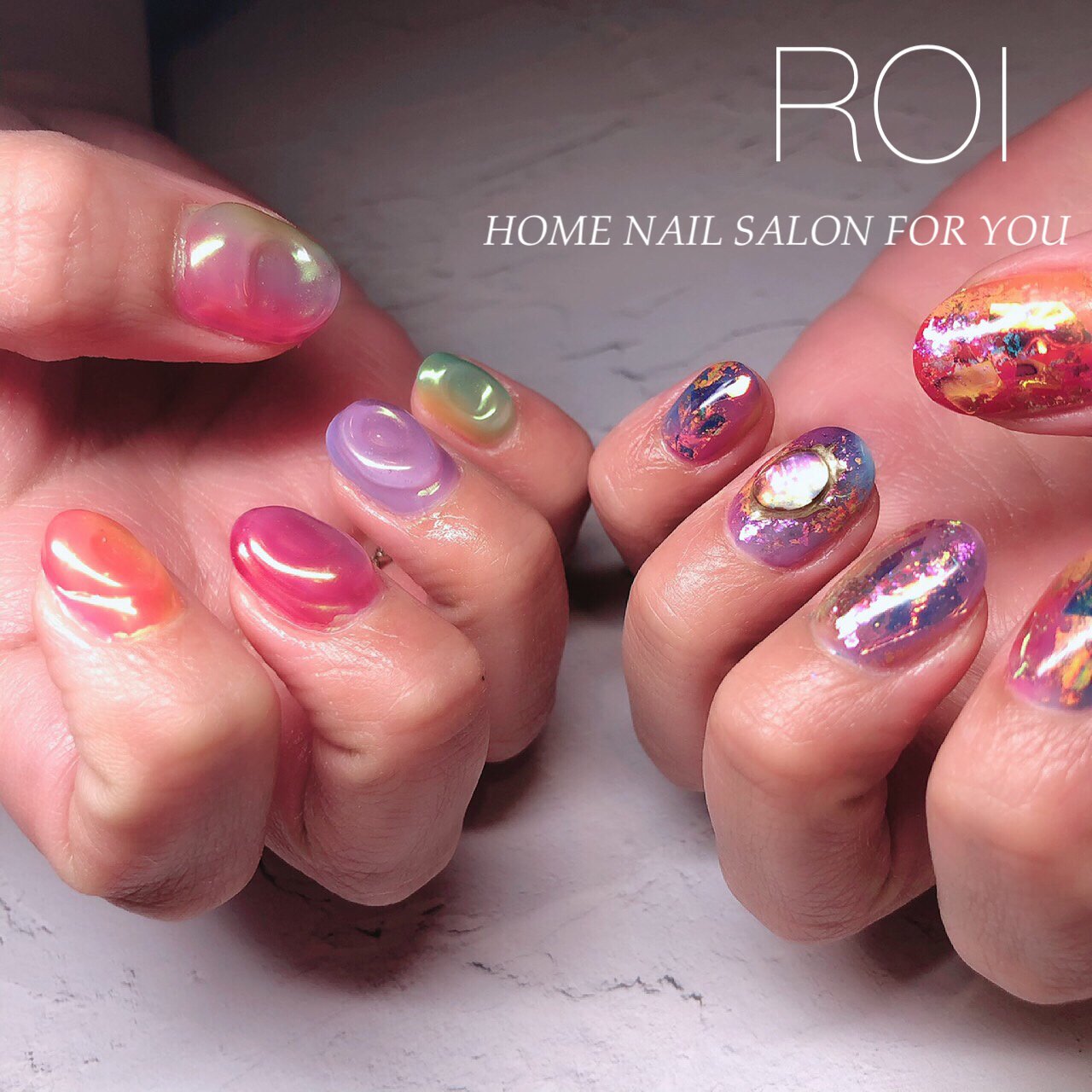 夏 旅行 海 リゾート ハンド Roi Home Nail Salon For You のネイルデザイン No ネイルブック
