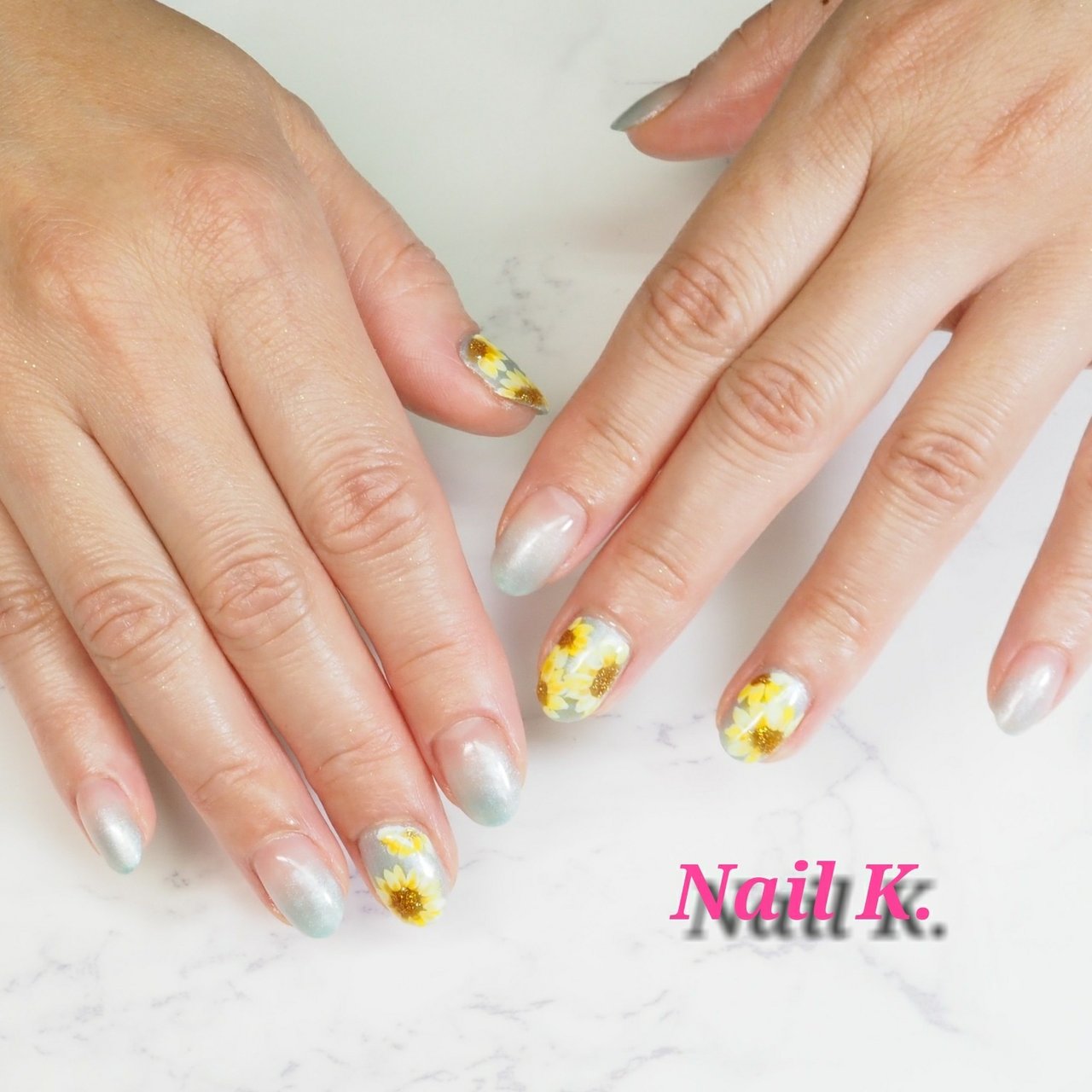 夏 海 リゾート デート グラデーション Nail K のネイルデザイン No ネイルブック