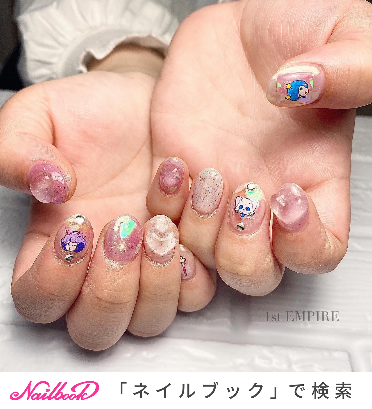 うるうるネイルのネイルデザイン｜ネイルブック