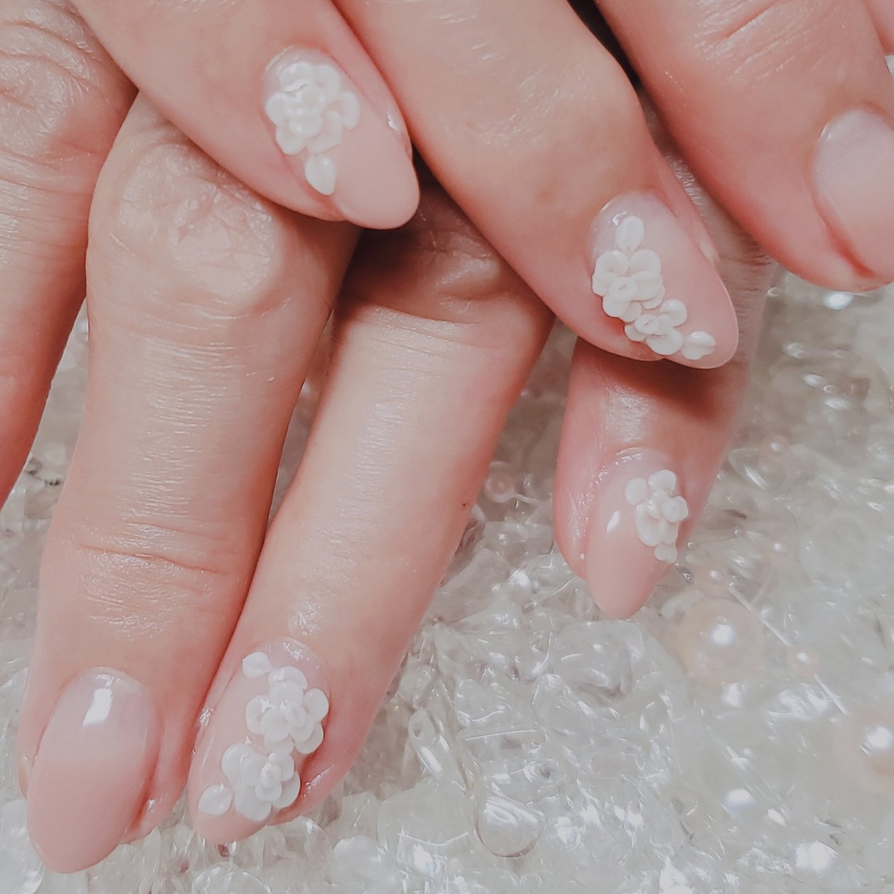 春 夏 ハンド シンプル 3d ネイルサロンme19のネイルデザイン No ネイルブック