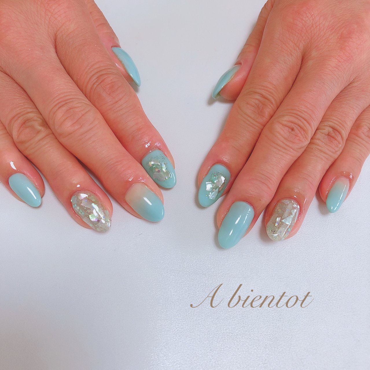 夏 梅雨 海 リゾート ハンド 京都伏見abientotprivatenailsalon カルジェル専門ネイルサロンのネイル デザイン No ネイルブック