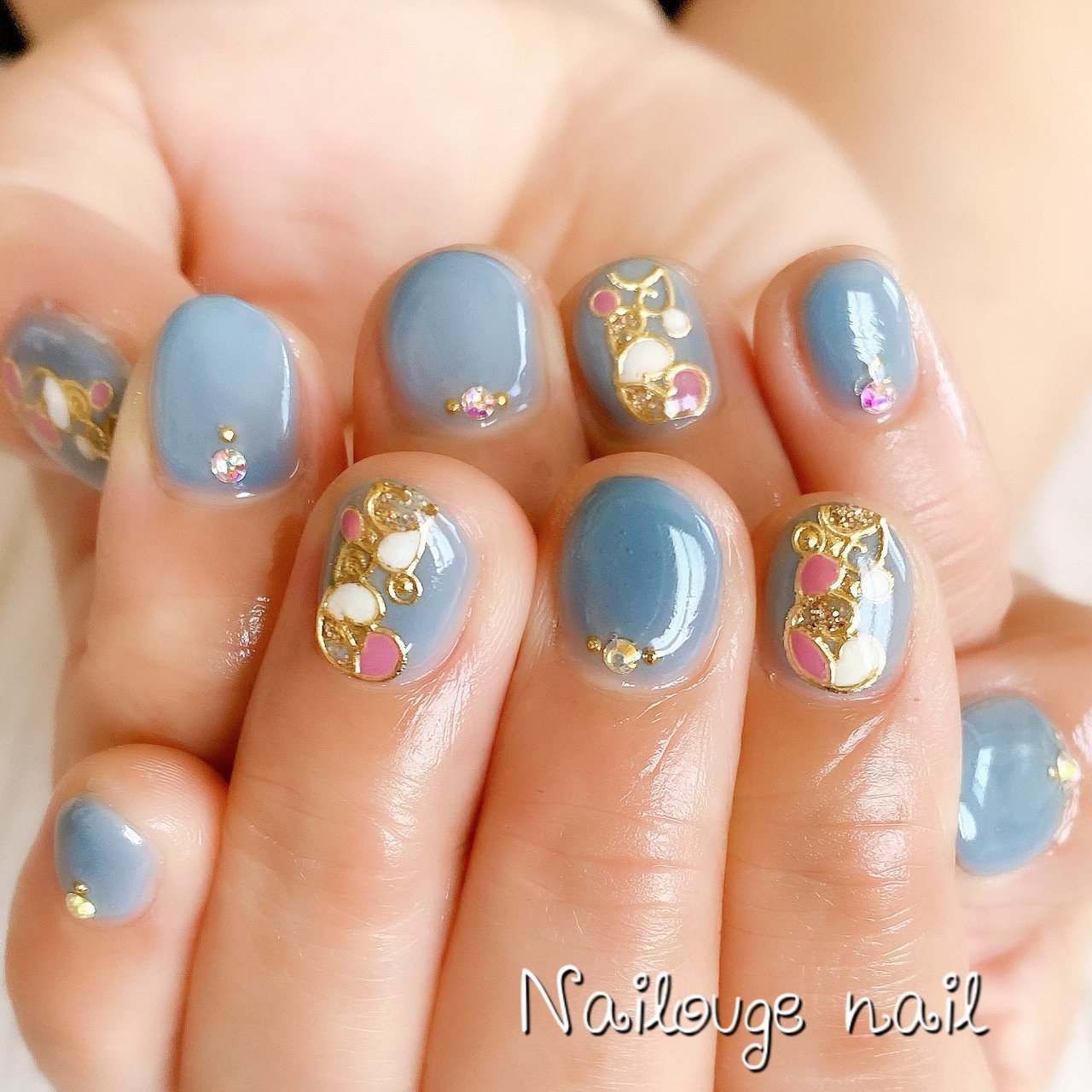 オールシーズン パーティー デート 女子会 ハンド Nailsalon Nailougeのネイルデザイン No 646 ネイルブック