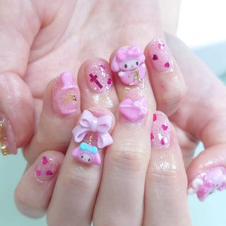 痛ネイル マイメロのネイルデザイン ネイルブック
