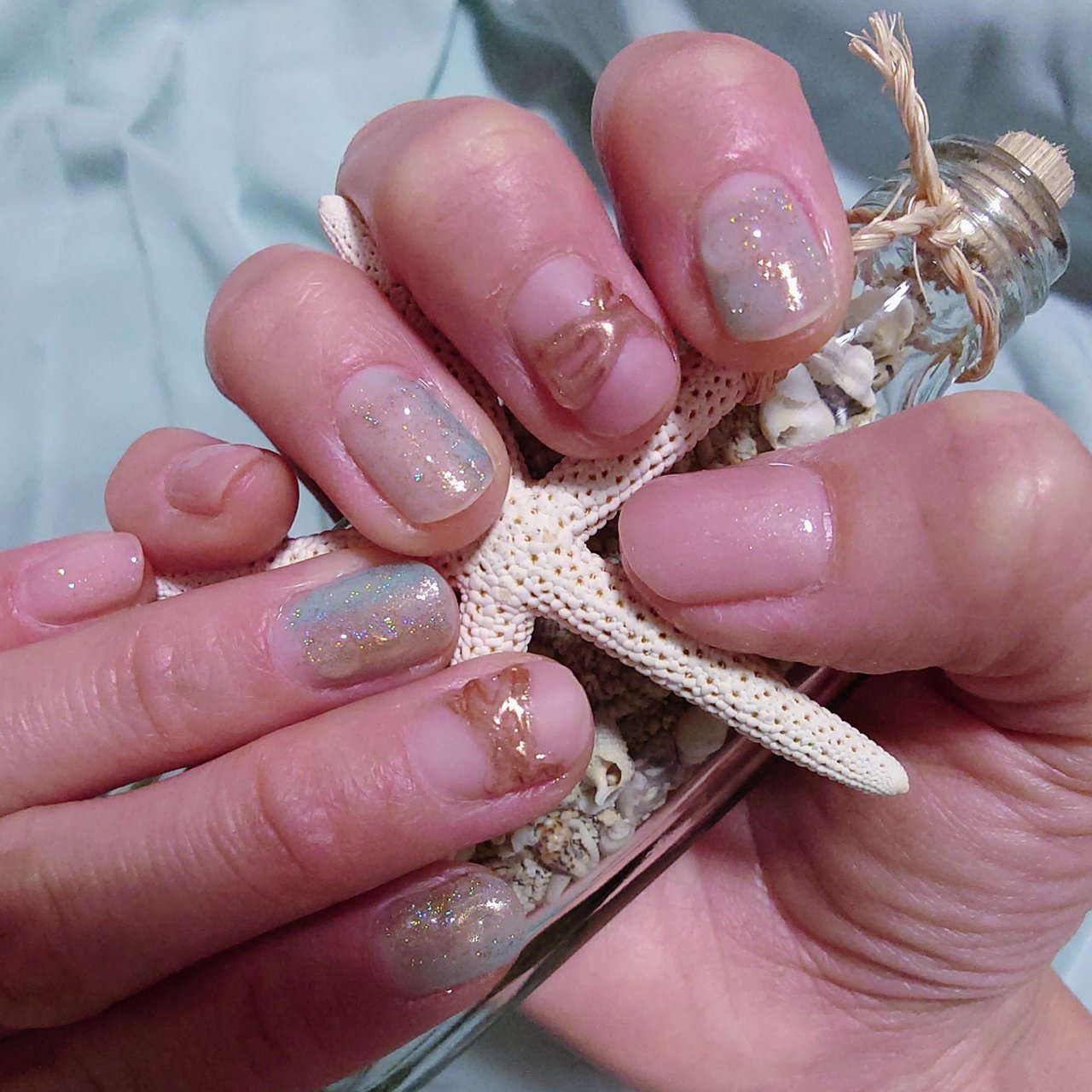 夏 海 オフィス 女子会 ハンド Maamiiyaa のネイルデザイン No ネイルブック