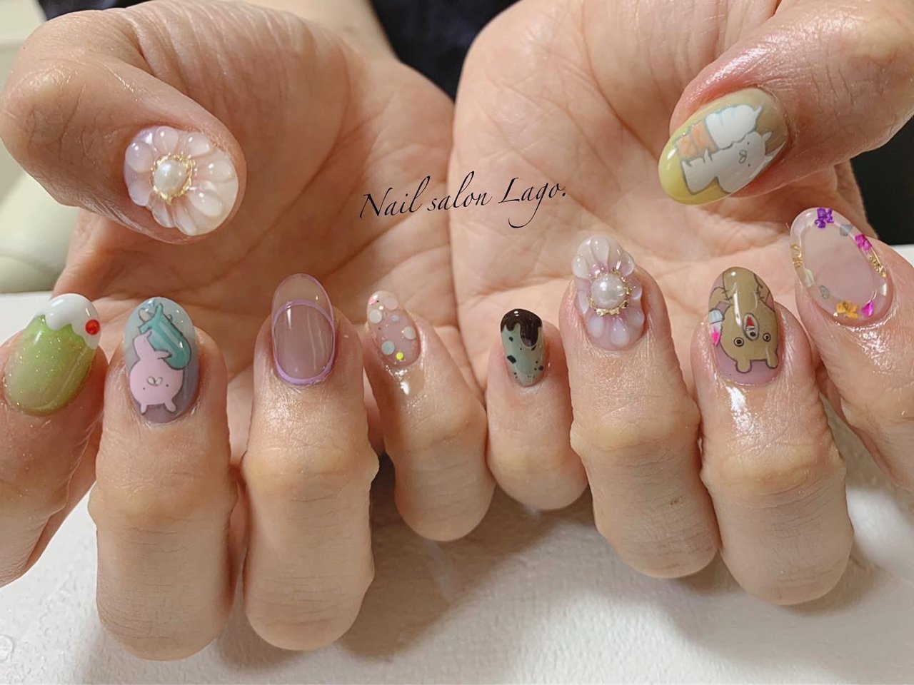 夏 バレンタイン リゾート ライブ ハンド Nailsalonlagoのネイルデザイン No ネイルブック