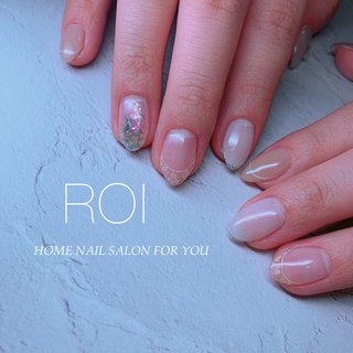 フレンチ マット クリアのネイルデザイン ネイルブック