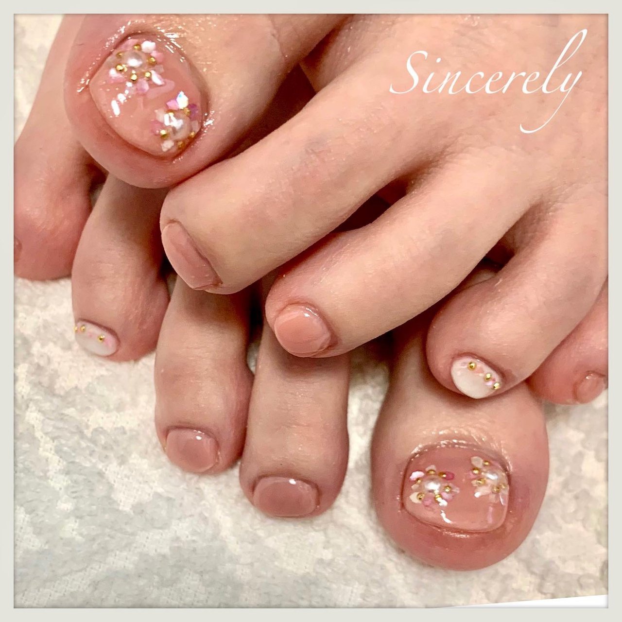 夏 オールシーズン 浴衣 オフィス フット さこかずえのネイルデザイン No ネイルブック