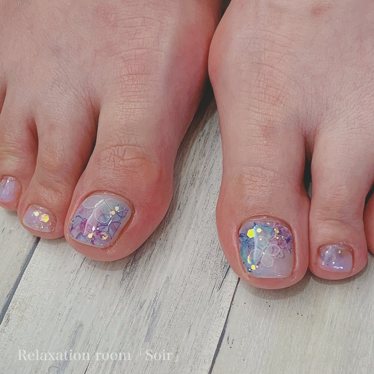 梅雨 浴衣 オフィス デート フット Nail Likeのネイルデザイン No ネイルブック