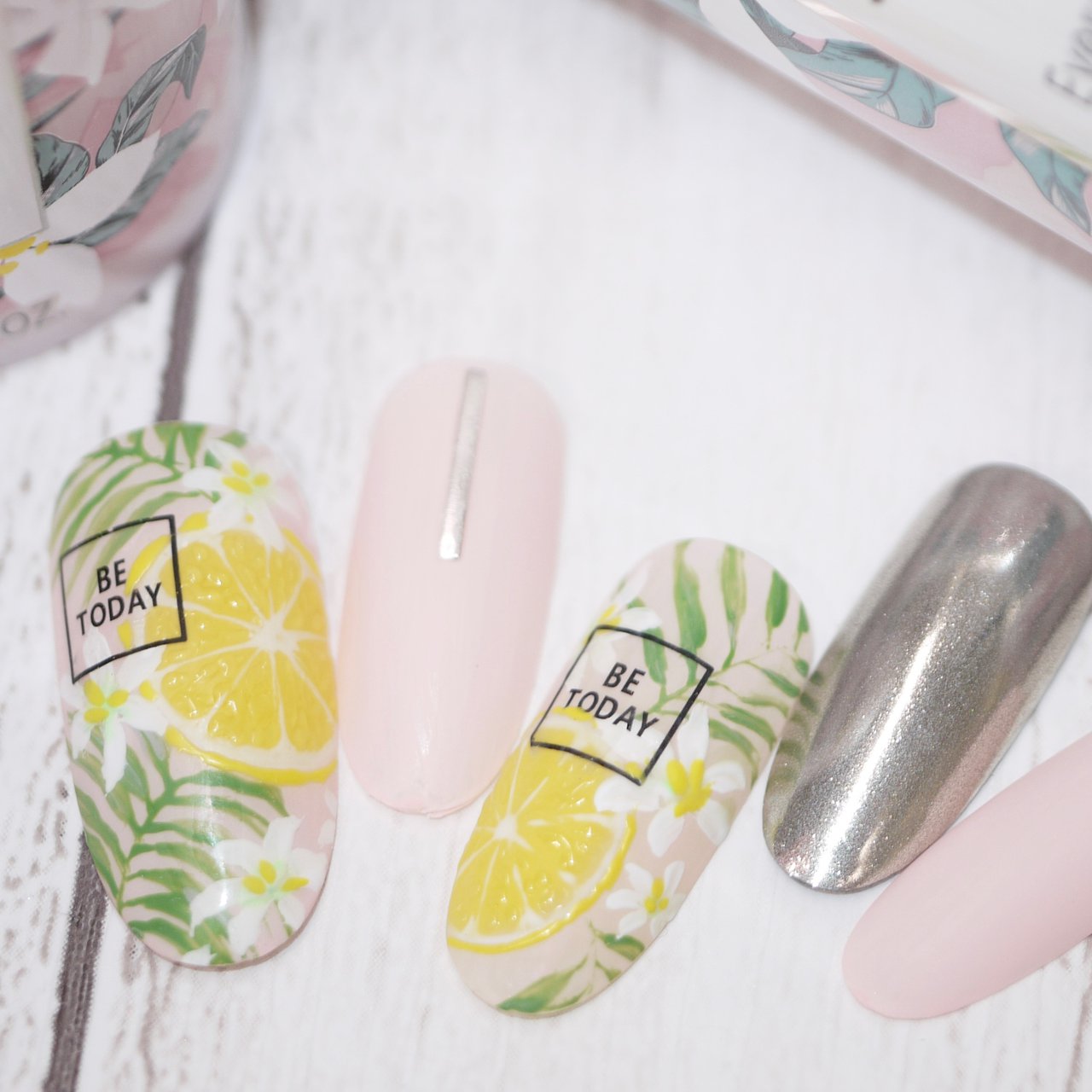 春 夏 ハンド フラワー フルーツ Nail Art Yのネイルデザイン No ネイルブック