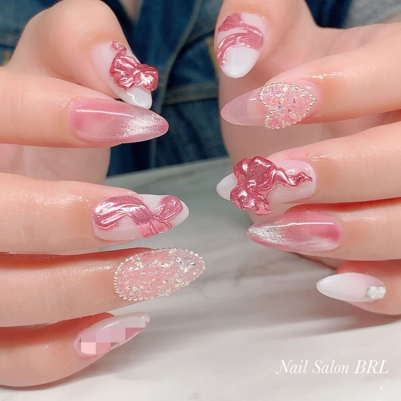 オールシーズン ブライダル デート 女子会 ハンド Nail Salon Brl ネイルサロン ベリル のネイルデザイン No ネイルブック