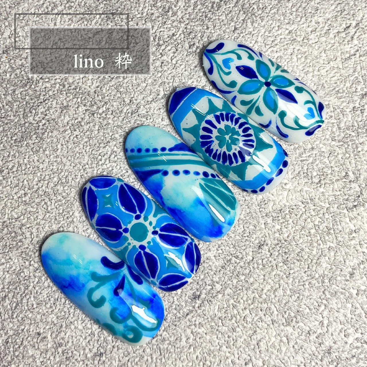 夏 梅雨 七夕 海 ハンド Shihoのネイルデザイン No ネイルブック