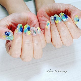 #夏ネイル#ニュアンスネイル#クリア ネイル#大人可愛いネイル#オフィスネイル#ピンクネイル#ジェルネイル #nail#パラジェル登録サロン#フィルイン推奨サロン#ネイルケアマイスター#新大阪 #新大阪ネイル#東三国ネイル#三国ネイル#淀川区ネイル#宮原ネイル#プライベートネイルサロン #夏 #梅雨 #七夕 #海 #ハンド #フレンチ #ニュアンス #ショート #イエロー #グリーン #シルバー #ジェルネイル #お客様 #ｱﾄﾘｴ ﾙﾊﾟｻｰｼﾞｭ #ネイルブック