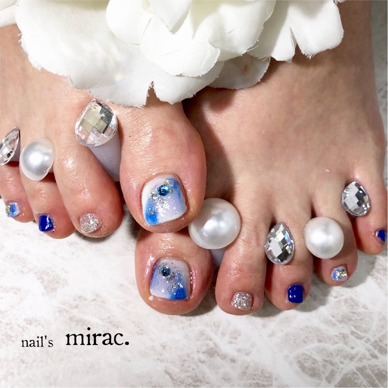 夏 旅行 パーティー デート フット Nail Smirac 林 智子のネイルデザイン No ネイルブック