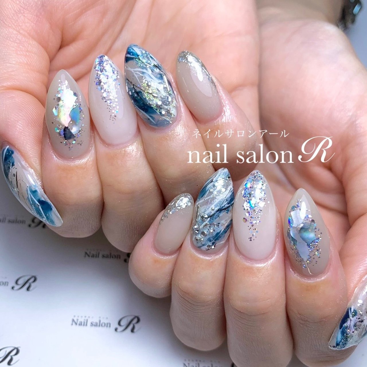 春 夏 オールシーズン 女子会 ハンド Nailsalon R ネイルサロンアール のネイルデザイン No ネイルブック