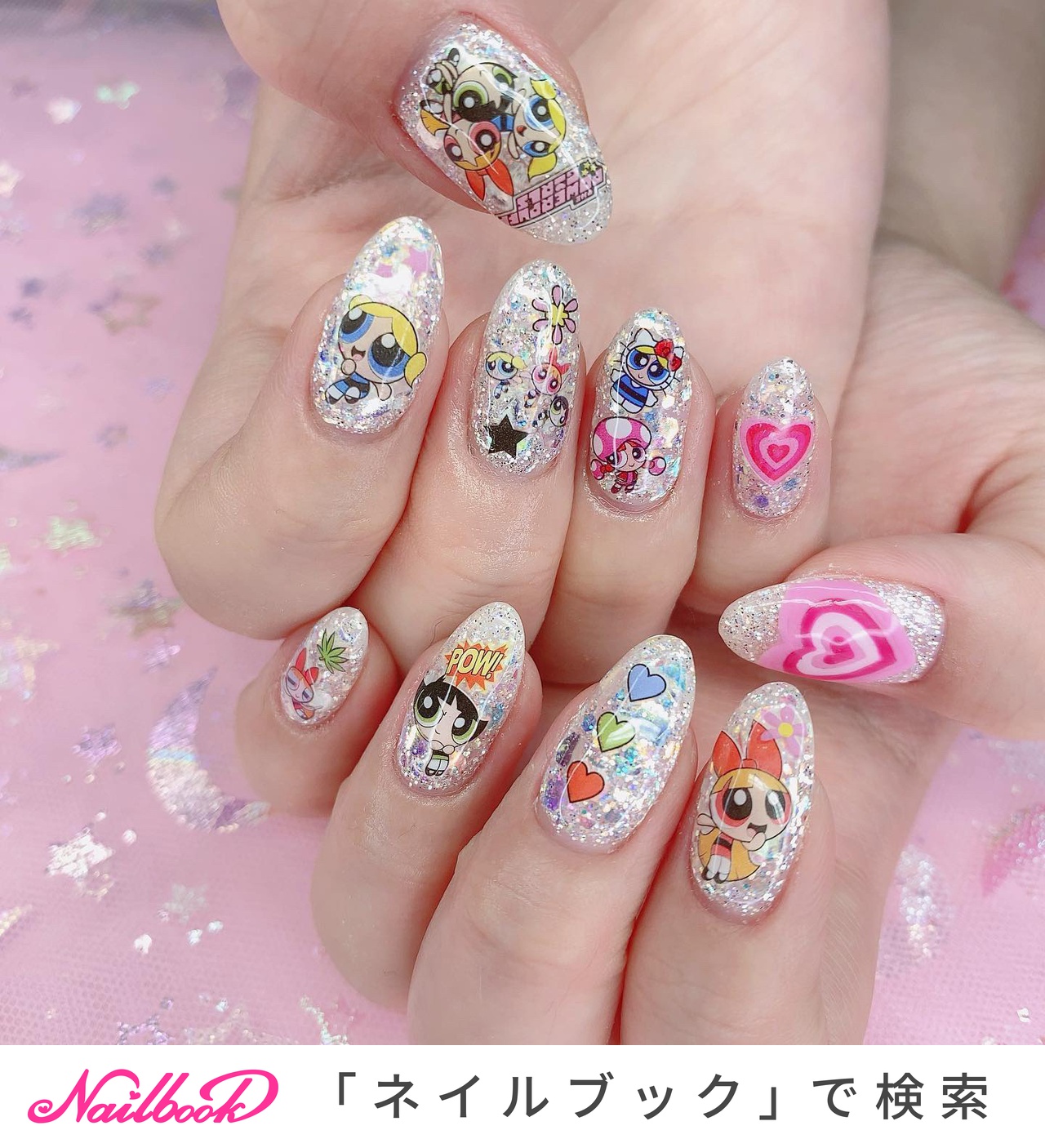 アニメ　キャラクター　ネイルシール ネイルシール キャラクター ネイルステッカーの通販 by こう