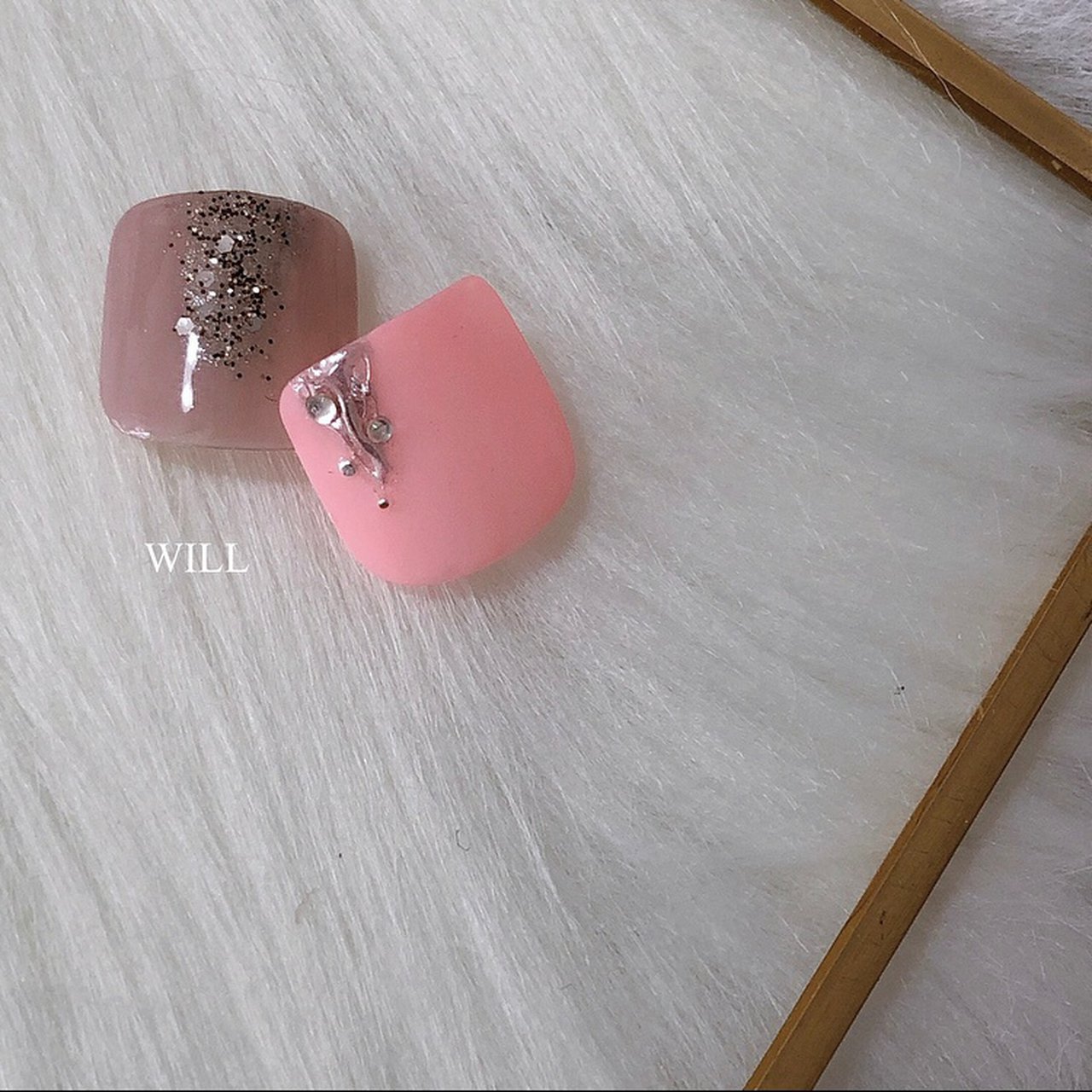 オールシーズン フット シンプル ニュアンス アイシング Will Nailのネイルデザイン No ネイルブック