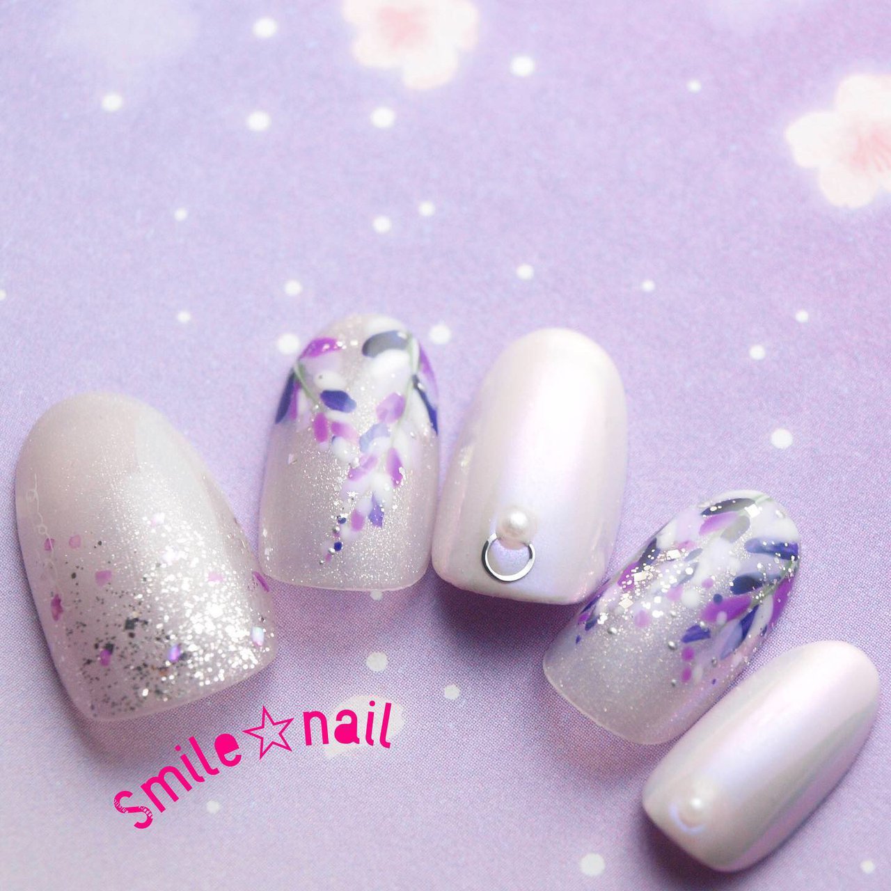 春 夏 梅雨 デート ハンド Smile Nailのネイルデザイン No ネイルブック