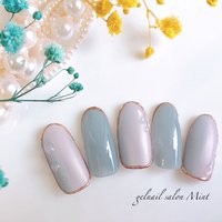 マット グレーのネイルデザイン ネイルブック